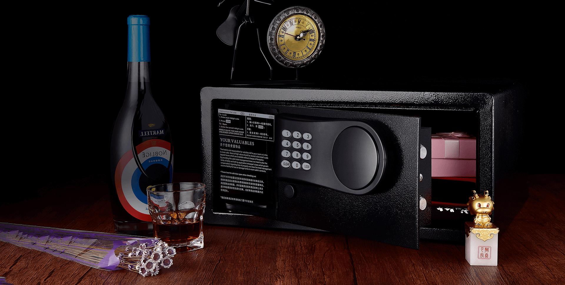 Equip hotel rooms worldwide