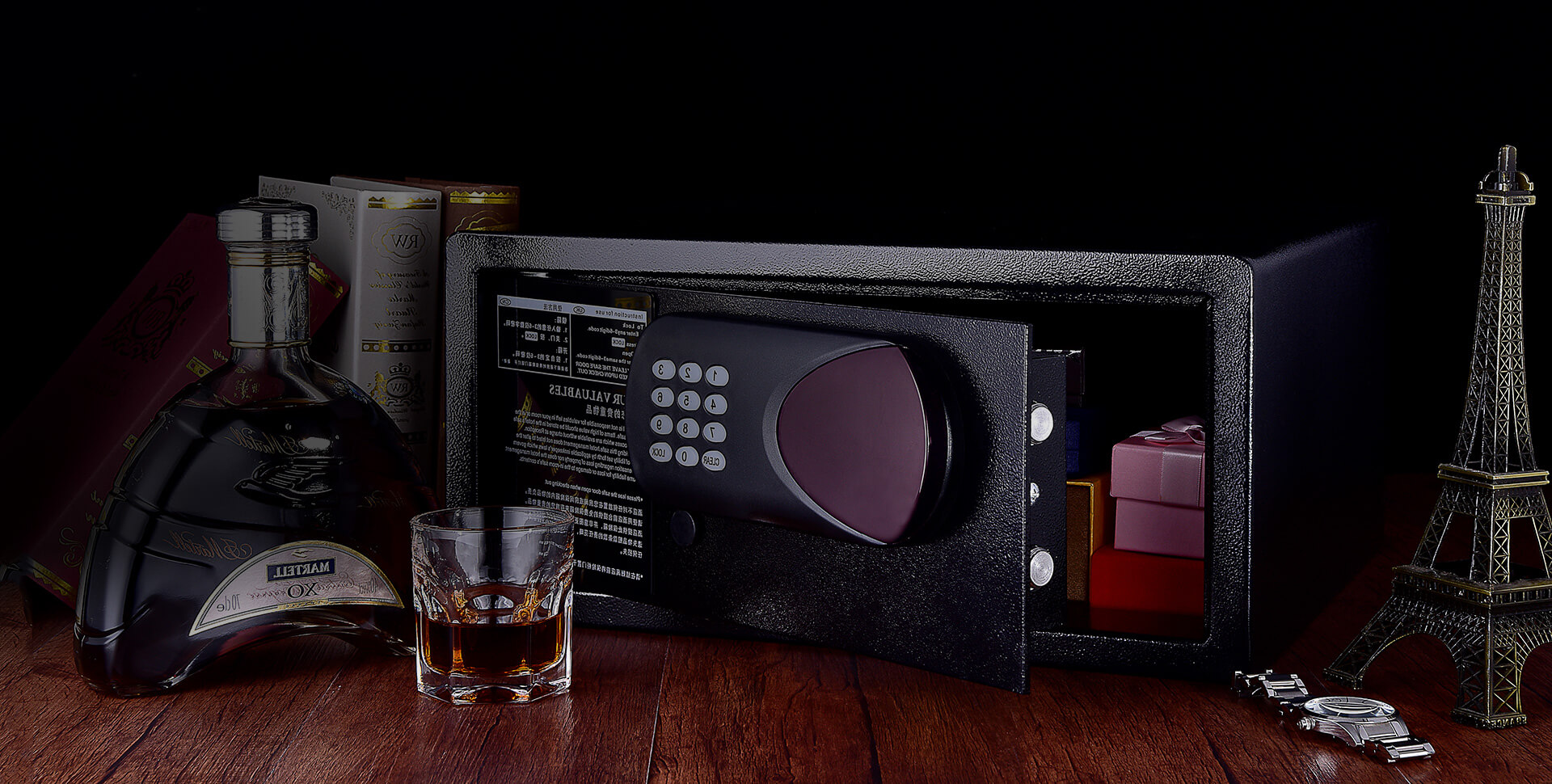 Equip hotel rooms worldwide